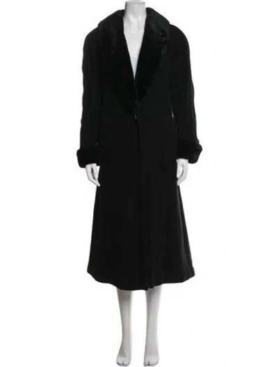 Pre-owned Mackintosh Wool Coat In Black
