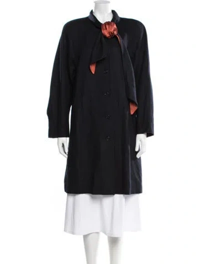 Pre-owned Mackintosh Wool Coat In Blue