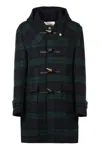 Mackintosh Weir Wool Duffle Coat In Multicolor