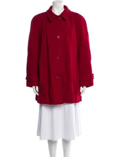 Pre-owned Mackintosh Wool Coat In Red