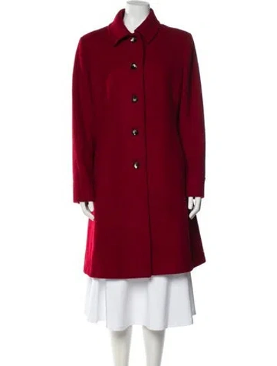 Pre-owned Mackintosh Wool Coat In Red