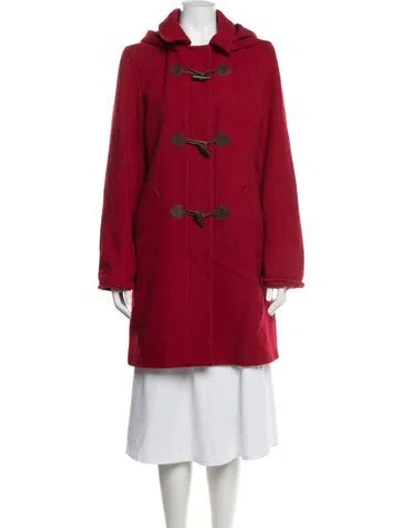 Pre-owned Mackintosh Wool Coat In Red