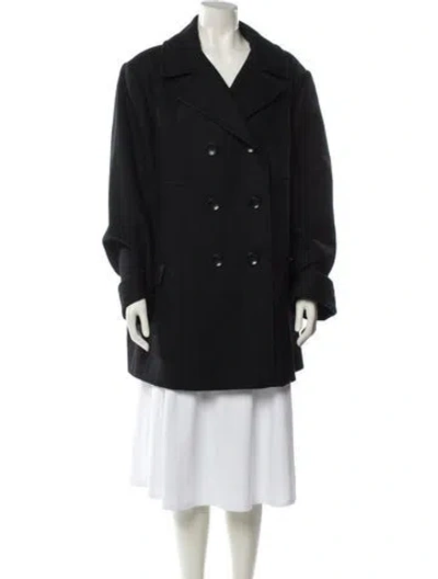 Pre-owned Mackintosh Wool Peacoat In Black