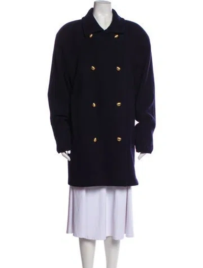 Pre-owned Mackintosh Wool Peacoat In Blue