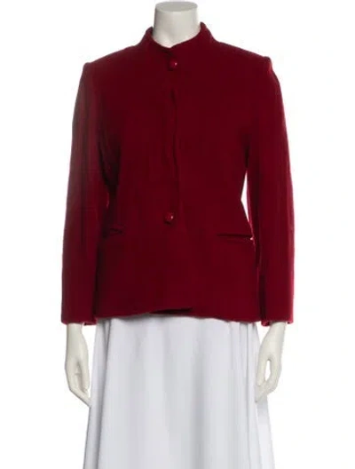 Pre-owned Mackintosh Wool Peacoat In Red