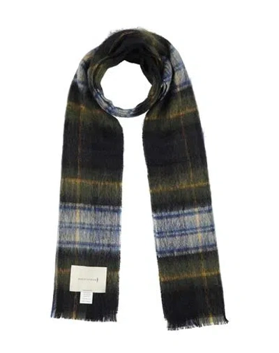 Mackintosh Wool Scarf Scarf Dark Green Size - Wool, Mohair Wool, Nylon In Multi