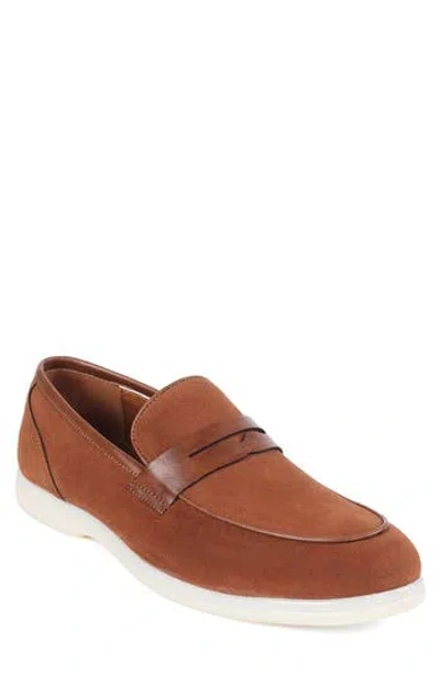 Macnola Broome Penny Loafer In Tan