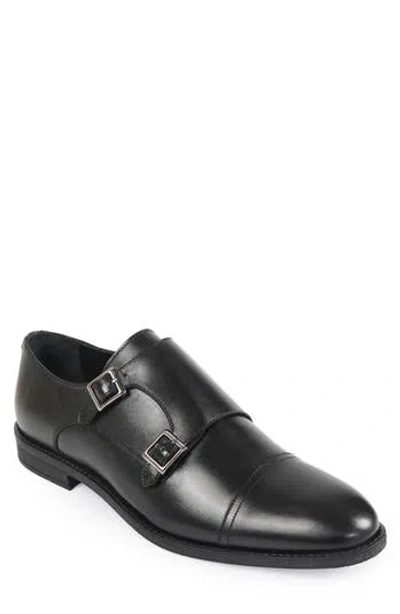 Macnola Louisiana Double Monk Strap Shoe In Black
