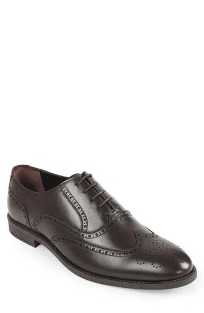 Macnola Minnesota Brogue Wingtip Oxford In Brown
