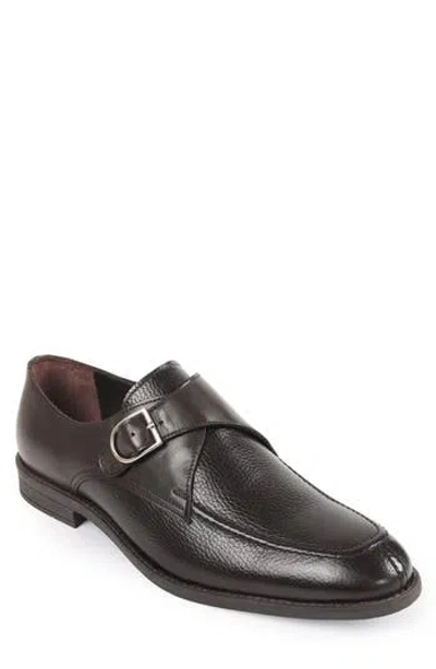 Macnola Utah Monk Strap Shoe In Black