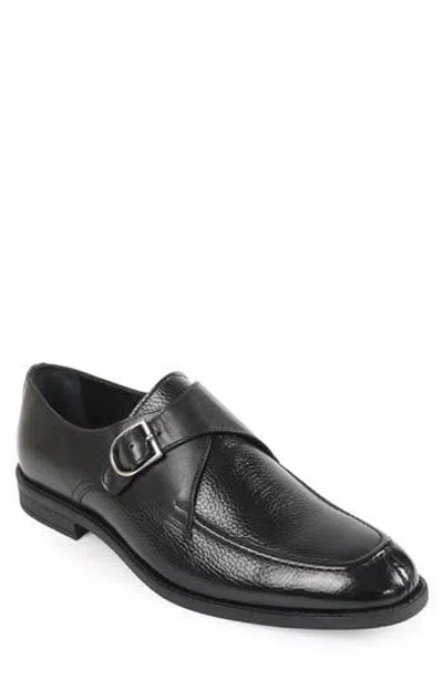 Macnola Utah Monk Strap Shoe In Black