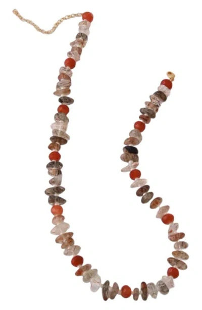 Macrae & Co . Autumn Bloom Necklace In Multi