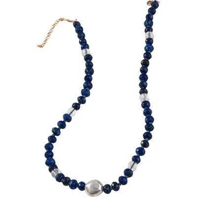 Macrae & Co . Beaded Harvest Necklace In Black