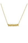 Macrae & Co . Bubble Mama Pendant Necklace In Gold