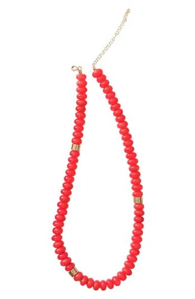 Macrae & Co . Candy Crush Necklace In Pink