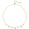 Macrae & Co . Cherry Charm Necklace In Gold