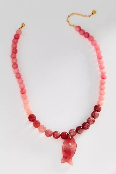 Macrae & Co Coral Bay Necklace In Pink