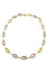 Macrae & Co . Crystal Collar Necklace In Gold