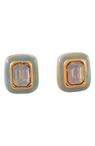 Macrae & Co . Cutie Crystal Stud Earrings In Multi