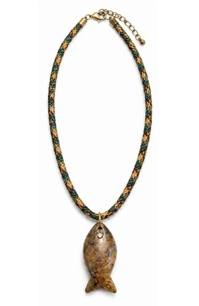 Macrae & Co . Dockside Strand Necklace In Gold