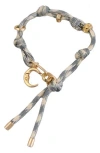 Macrae & Co . Emmy Roped Bracelet In Gray