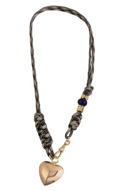 Macrae & Co . Emmy Roped Heart Pendant Necklace