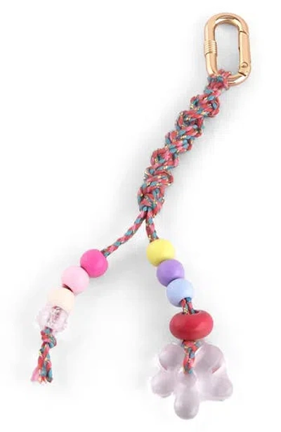 Macrae & Co . Flower Power Bag Charm In Multi