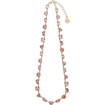 Macrae & Co . Hayden Crystal Necklace In Gold
