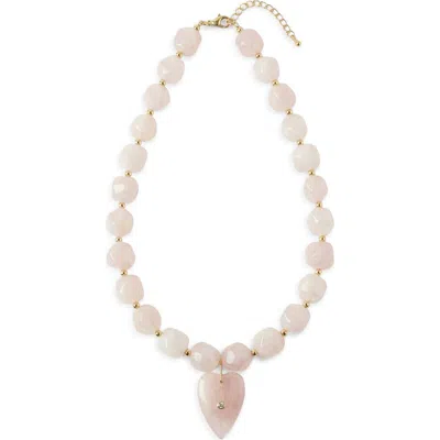 Macrae & Co . Love Pendant Necklace In Neutral