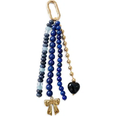 Macrae & Co . Lucy Bag Charm In Blue