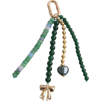 Macrae & Co . Lucy Bag Charm In Green
