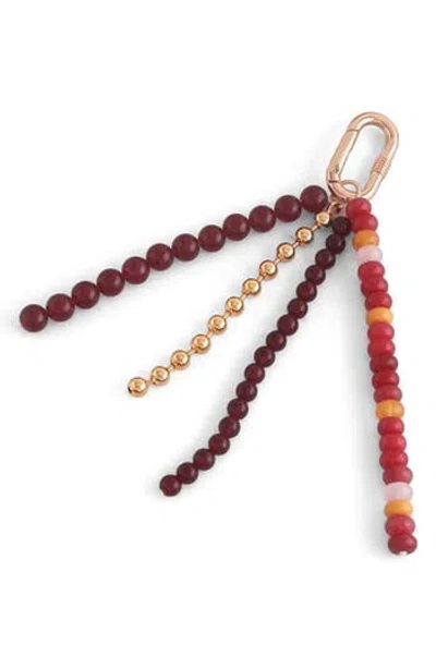 Macrae & Co . Maggie Bag Charm In Red