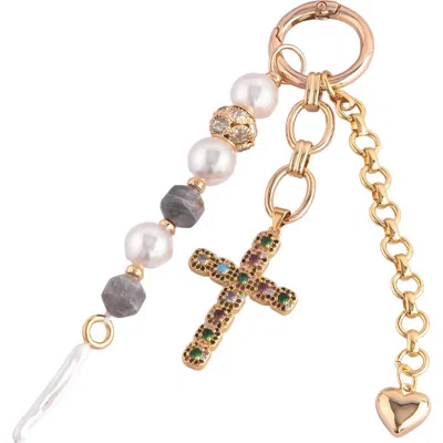 Macrae & Co . Martha Bag Charm In White