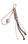 Macrae & Co . Mocha Love Bag Charm In Neutral
