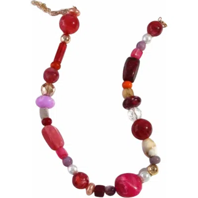 Macrae & Co . Orchard Necklace In Red
