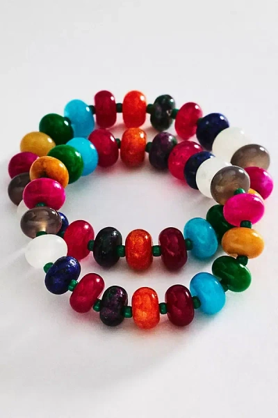 Macrae & Co Rainbow Mix Bracelet In Multi