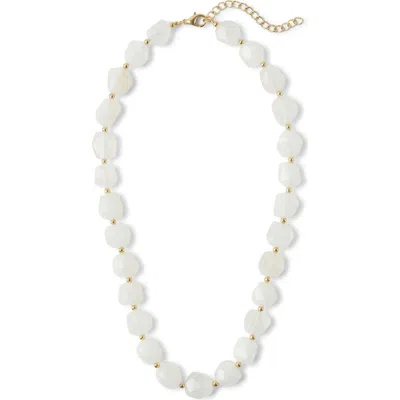 Macrae & Co . Rocky Necklace In White