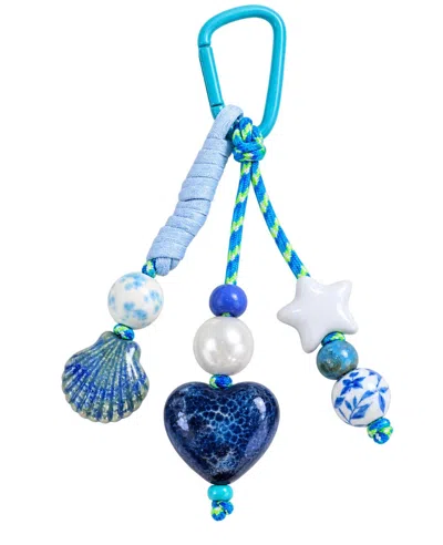 Macrae & Co Seashells On The Seashore Bag Charms In Blue