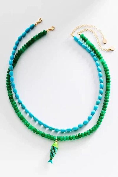 Macrae & Co Seaside Stack Necklaces, Set Of 2 In Multi