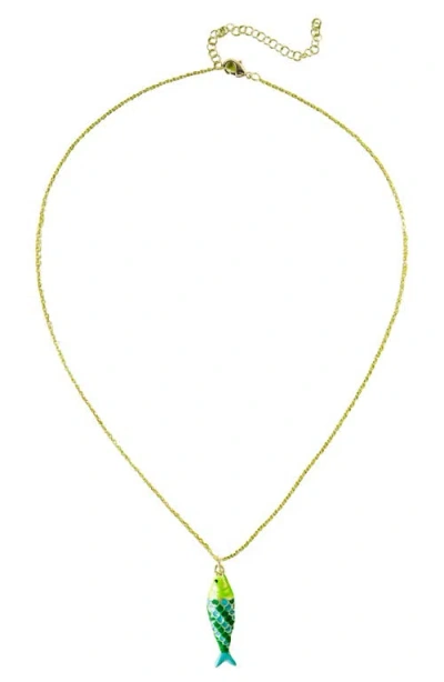 Macrae & Co . The Tidal Pendant Necklace In Multi