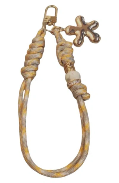 Macrae & Co . Throw Me A Line Bag Charm In Yellow