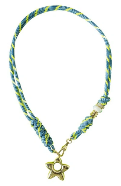 Macrae & Co . Throw Me A Line Necklace In Multi