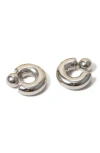 Macrae & Co . Two-way Hoop Earrings In Silver