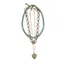 Macrae & Co Women's Ally Locket Set Of Three - Green In Green
