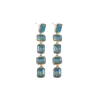 Macrae & Co Women's Blue Alice Drop Earring - Aqua In Blue
