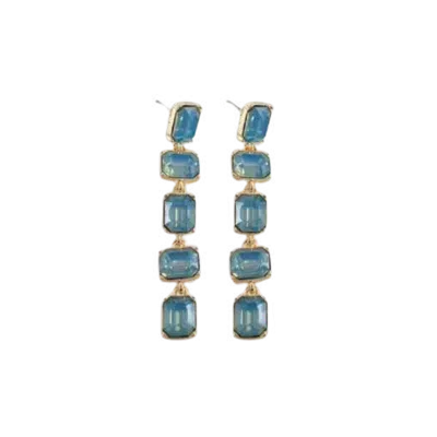 Macrae & Co Women's Blue Alice Drop Earring - Aqua