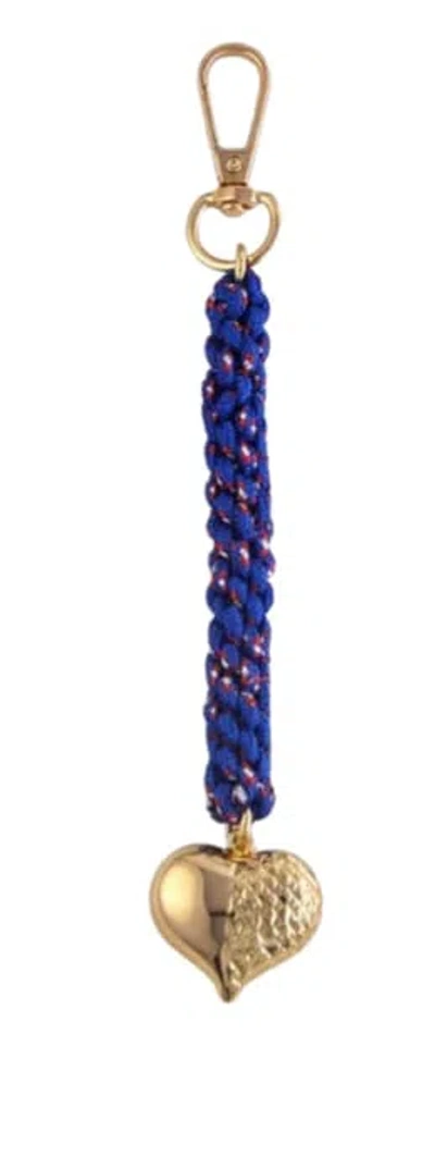 Macrae & Co Women's Blue Falling Heart Bag Charm