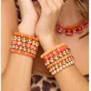 Macrae & Co Women's Spring Bracelet Set - Orange In Orange