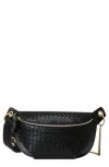 Macrae & Co . Woven Belt Bag In Black