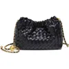 Macrae & Co . Woven Faux Leather Crossbody Bag